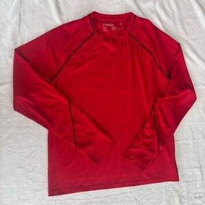 Sports Illustrated Red Long Sleeve Athletic Shirt XL